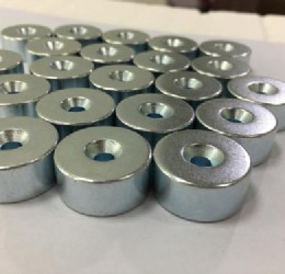 Cylindrical counterbore magnet